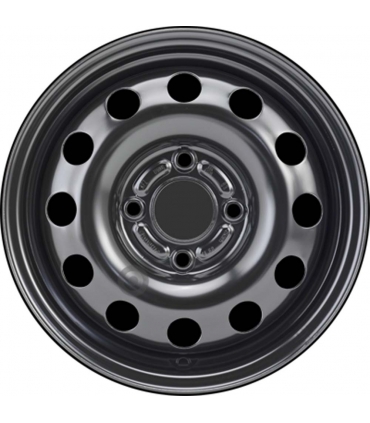 Jante tôle 14 pouces - 4 Trous - 5,5x14  4x108  ET47,5  AL63,3  noir
