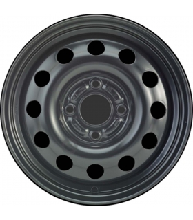 Jante tôle 14 pouces - 4 Trous - 6x14  4x108  ET41  AL63,3  noir