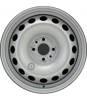 Jante tôle 15 pouces - 4 Trous - 5,5x15  4x98  ET32  AL58  argent