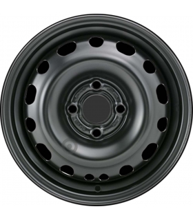 Jante tôle 14 pouces - 4 Trous - 5,5x14  4x100  ET49  AL56,5  noir