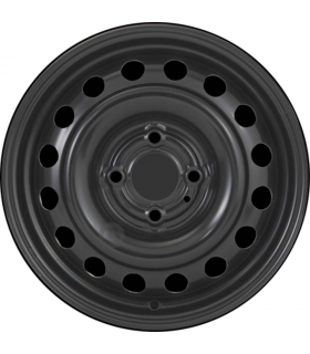 Jante tôle 15 pouces - 4 Trous - 5,5x15  4x100  ET45  AL60  noir