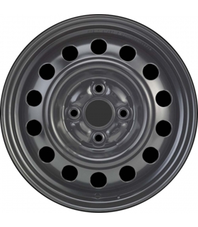 Jante tôle 14 pouces - 4 Trous - 5,5x14  4x100  ET45  AL54  noir