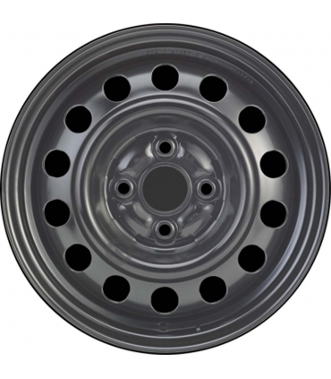 Jante tôle 14 pouces - 4 Trous - 5,5x14  4x100  ET45  AL54  noir