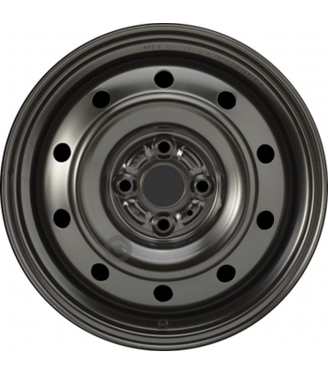 Jante tôle 15 pouces - 4 Trous - 5x15  4x100  ET40  AL54  noir