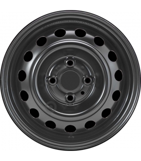 Jante tôle 14 pouces - 4 Trous - 5x14  4x100  ET45  AL54  noir