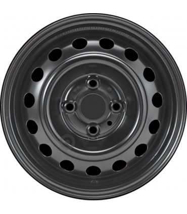 Jante tôle 14 pouces - 4 Trous - 5x14  4x100  ET45  AL54  noir