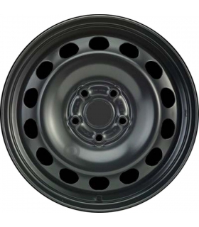 Jante tôle 16 pouces - 5 Trous - 6,5x16  5x112  ET46  AL57,09  noir