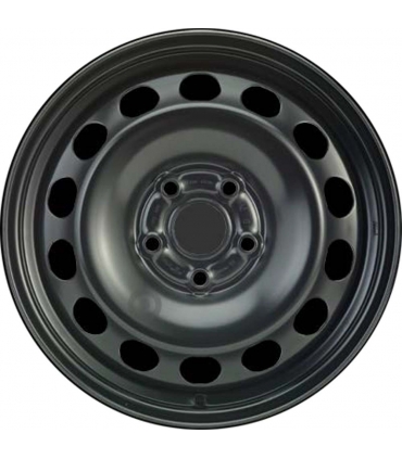 Jante tôle 16 pouces - 5 Trous - 6,5x16  5x112  ET46  AL57,09  noir
