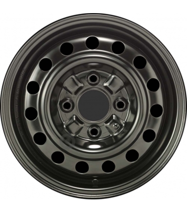 Jante tôle 14 pouces - 4 Trous - 5,5x14  4x114,3  ET46  AL67  noir