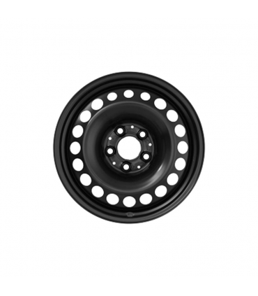 Jante tôle 16 pouces - 5 Trous - 6,5x16  5x112  ET38  AL66,5  noir