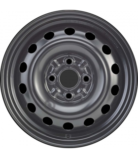 Jante tôle 14 pouces - 4 Trous - 5,5x14  4x100  ET45  AL54  noir