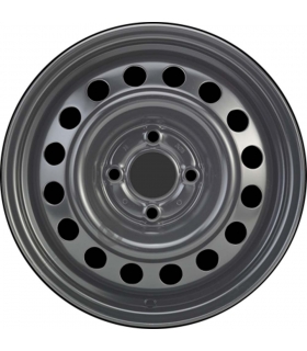 Jante tôle 14 pouces - 4 Trous - 5,5x14  4x100  ET36  AL60  noir