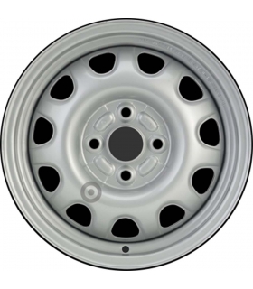 Jante tôle 14 pouces - 4 Trous - 5,5x14  4x100  ET45  AL54  argent
