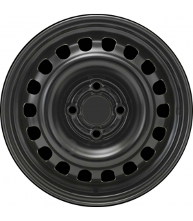 Jante tôle 14 pouces - 4 Trous - 5,5x14  4x100  ET39  AL56,5  noir