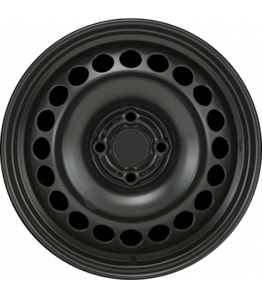 Jante tôle 15 pouces - 4 Trous - 6x15  4x100  ET39  AL56,5  noir