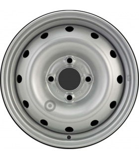 Jante tôle 14 pouces - 4 Trous - 5,5x14  4x108  ET24  AL65  argent