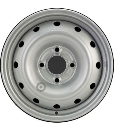 Jante tôle 14 pouces - 4 Trous - 5,5x14  4x108  ET24  AL65  argent