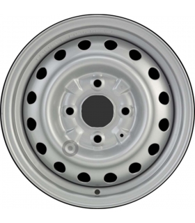 Jante tôle 14 pouces - 4 Trous - 5,5x14  4x114,3  ET45  AL66  argent