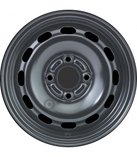Jante tôle 14 pouces - 4 Trous - 5,5x14  4x108  ET37,5  AL63,3  noir