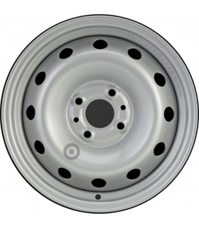 Jante tôle 14 pouces - 4 Trous - 5,5x14  4x98  ET32  AL58  argent