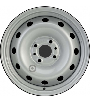 Jante tôle 14 pouces - 4 Trous - 5,5x14  4x98  ET32  AL58  argent