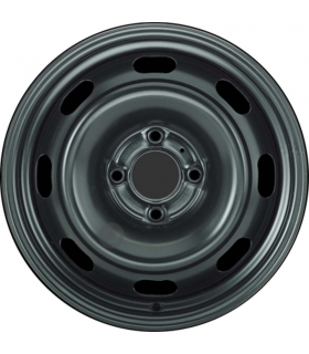 Jante tôle 14 pouces - 4 Trous - 5,5x14  4x108  ET24  AL65  noir