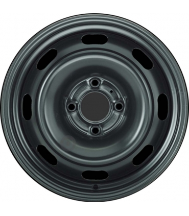 Jante tôle 14 pouces - 4 Trous - 5,5x14  4x108  ET24  AL65  noir