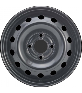 Jante tôle 14 pouces - 4 Trous - 5,5x14  4x108  ET34  AL65  noir