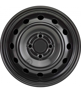Jante tôle 14 pouces - 4 Trous - 5x14  4x100  ET49  AL54  noir