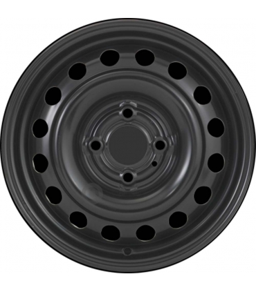 Jante tôle 14 pouces - 4 Trous - 5x14  4x100  ET45  AL60  noir