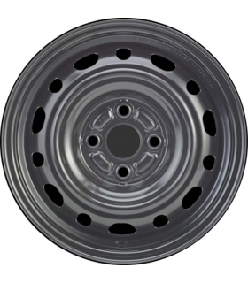 Jante tôle 14 pouces - 4 Trous - 6x14  4x100  ET45  AL54  noir