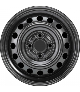 Jante tôle 14 pouces - 4 Trous - 4,5x14  4x100  ET46  AL56  noir