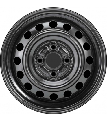 Jante tôle 14 pouces - 4 Trous - 4,5x14  4x100  ET46  AL56  noir