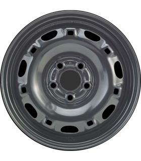 Jante tôle 14 pouces - 5 Trous - 5x14  5x100  ET35  AL57  noir