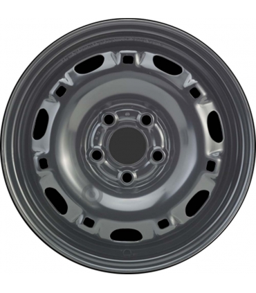 Jante tôle 14 pouces - 5 Trous - 5x14  5x100  ET35  AL57  noir