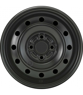 Jante tôle 14 pouces - 4 Trous - 5x14  4x100  ET45  AL54  noir