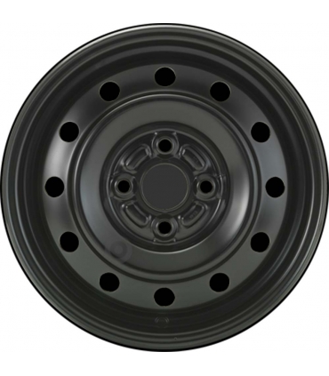 Jante tôle 14 pouces - 4 Trous - 5x14  4x100  ET45  AL54  noir