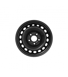 Jante tôle 15 pouces - 5 Trous - 6x15  5x114,3  ET35  AL66  noir