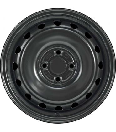 Jante tôle 15 pouces - 4 Trous - 6x15  4x100  ET47  AL54  noir