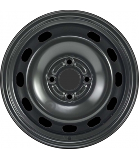 Jante tôle 15 pouces - 4 Trous - 6x15  4x107,95  ET37,5  AL63,35  noir