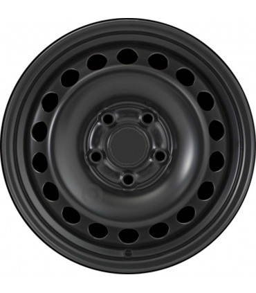 Jante tôle 15 pouces - 5 Trous - 6x15  5x112  ET43  AL57,09  noir