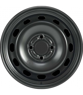 Jante tôle 15 pouces - 4 Trous - 6x15  4x107,95  ET37,5  AL63,35  noir