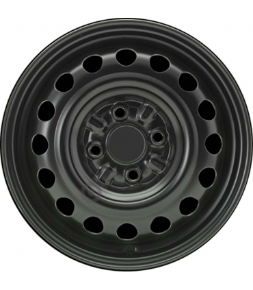 Jante tôle 14 pouces - 4 Trous - 4,5x14  4x100  ET39  AL54  noir