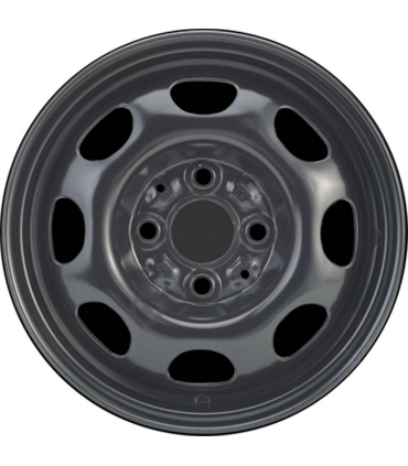 Jante tôle 13 pouces - 4 Trous - 5,5x13  4x100  ET43  AL57  noir