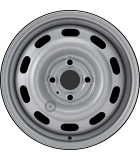 Jante tôle 14 pouces - 4 Trous - 4,5x14  4x100  ET43,5  AL56,5  argent