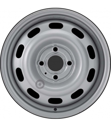 Jante tôle 14 pouces - 4 Trous - 4,5x14  4x100  ET43,5  AL56,5  argent