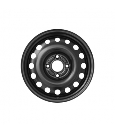 Jante tôle 15 pouces - 4 Trous - 6x15  4x107,95  ET47,5  AL63,35  noir