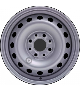 Jante tôle 13 pouces - 4 Trous - 5x13  4x98  ET35  AL58  argent