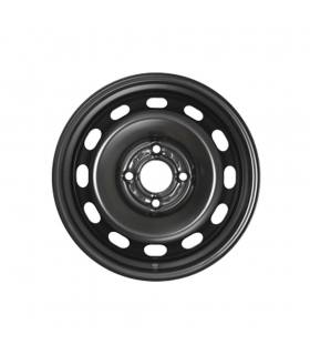 Jante tôle 15 pouces - 4 Trous - 6x15  4x108  ET45  AL63,35  noir