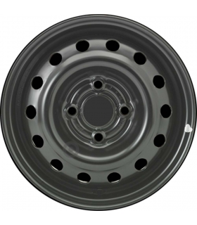 Jante tôle 13 pouces - 4 Trous - 5x13  4x100  ET45  AL56,5  noir
